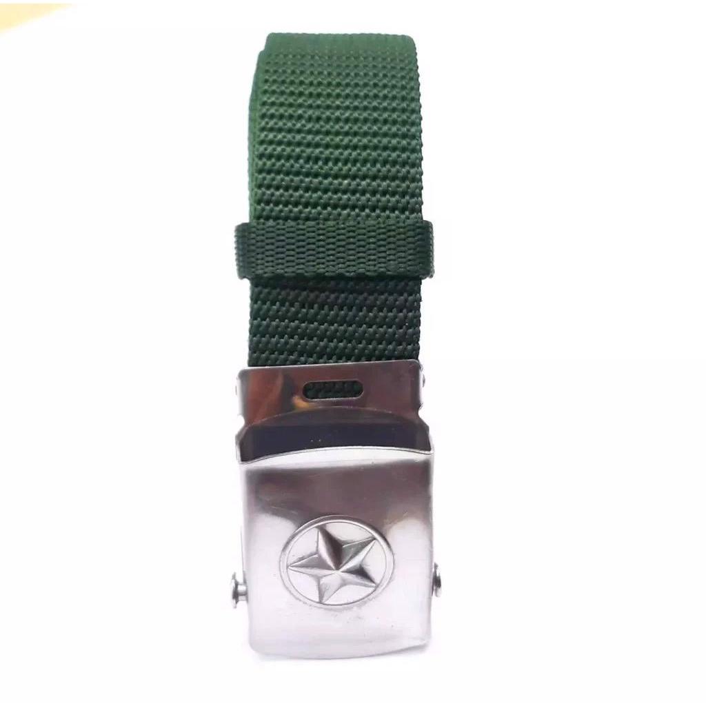 Bộ 2 Dây Lưng Lính Vải Xanh