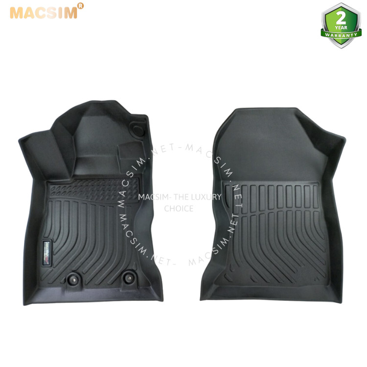 Thảm lót sàn xe ô tô Subaru Forester 2019+ Nhãn hiệu Macsim chất liệu nhựa TPE cao cấp màu đen