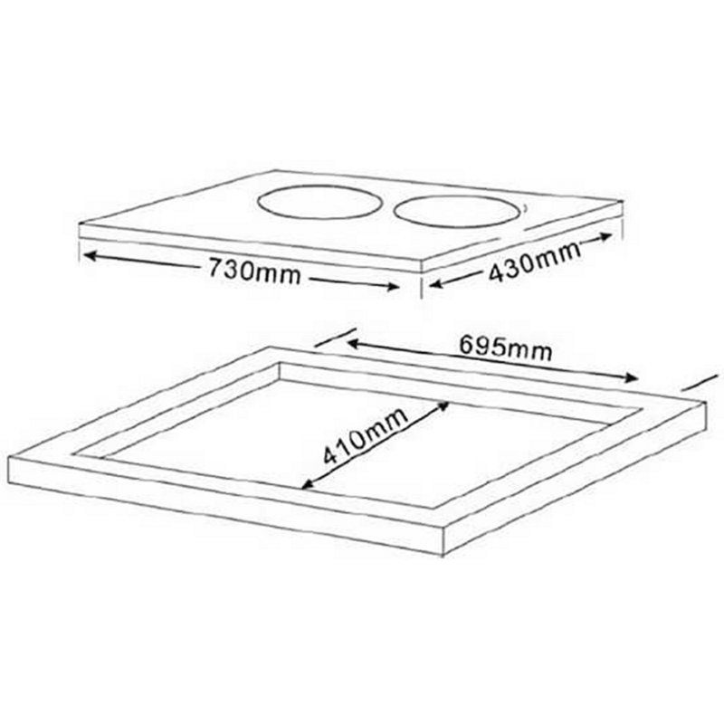 Bếp điện từ Teka IZC 72310 MSP BK - Hàng Chính Hãng