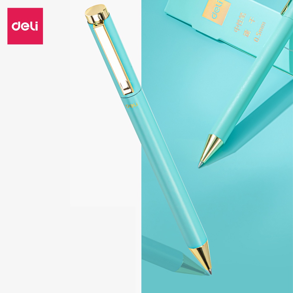 Hộp quà âm nhạc Vương Nguyên Deli gồm 6 sản phẩm - Set sổ bút túi đựng bút màu xanh mint tiện dụng - Qùa tặng Gift - Lịch 2022 - Phiên bản giới hạn 2022