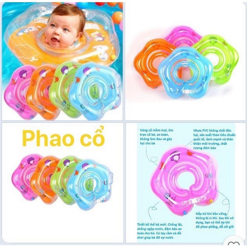 PHAO ĐỠ CỔ CHO BÉ TẬP BƠI