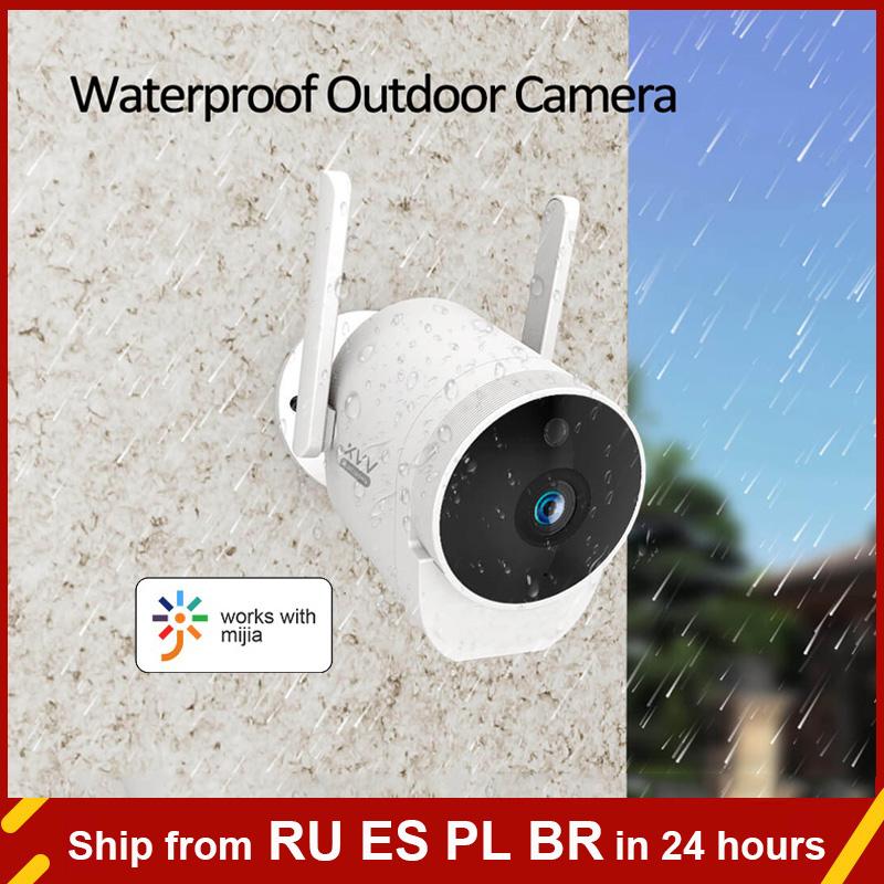 Camera ngoài trời Camera IP giám sát chống nước thông minh 1296P WIFI không dây Tầm nhìn ban đêm độ nét cao cho ứng dụng Mijia Mi Home Màu sắc: Với đèn LED64G