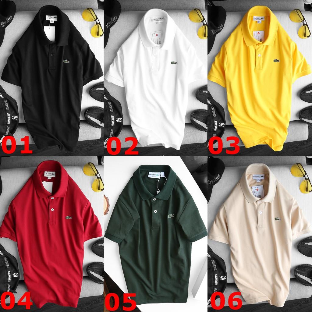 Áo Thun Polo Thêu Cá Sấu Chất Dày Dặn