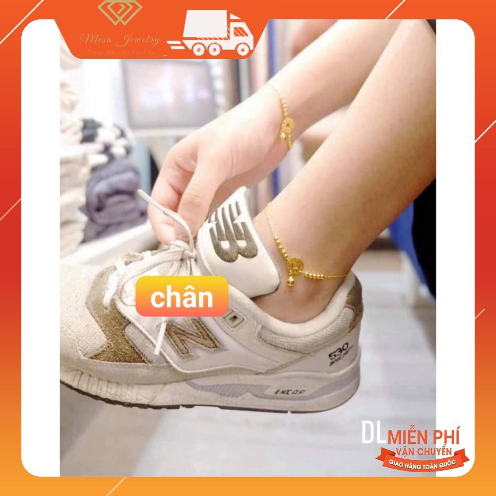 LẮC TAY LẮC CHÂN KIM TIỀN BẠC XI VANG