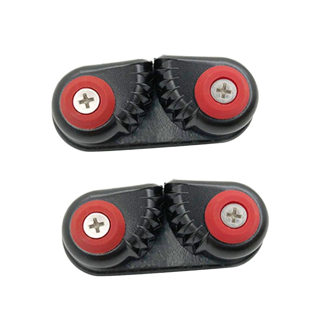 4pcs Aluminum Composite Sailboat Cam Cleat Entry 15mm Cam Cleat Line