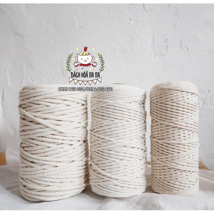 Dây thừng macrame màu 3mm- FULL COLOR - MUA SỈ IB - BÁCH HÓA NA NA