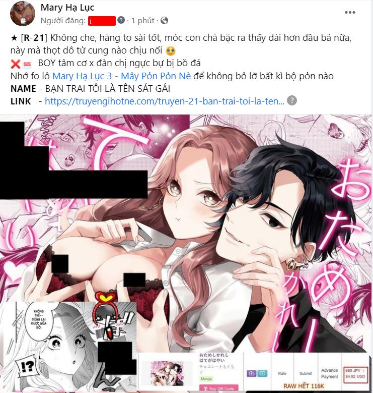 [21+] bạn trai tôi là tên sát gái chapter 3 2