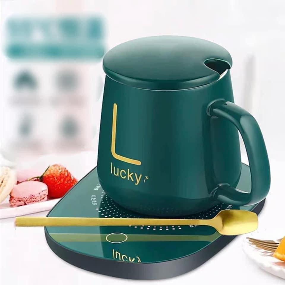 Cốc hâm nóng kèm đế điện