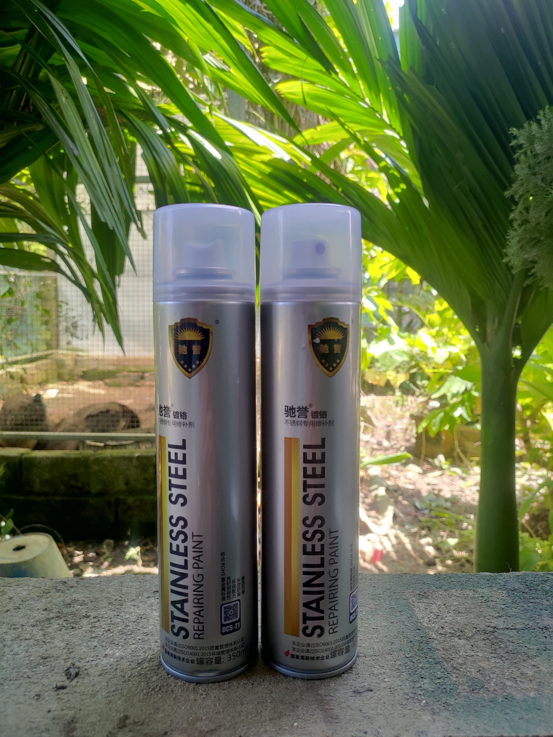 Sơn Bạc Mạ Crom màu inox Sáng Bóng 350ml sơn chịu nhiệt sơn bô xe chuyên dụng