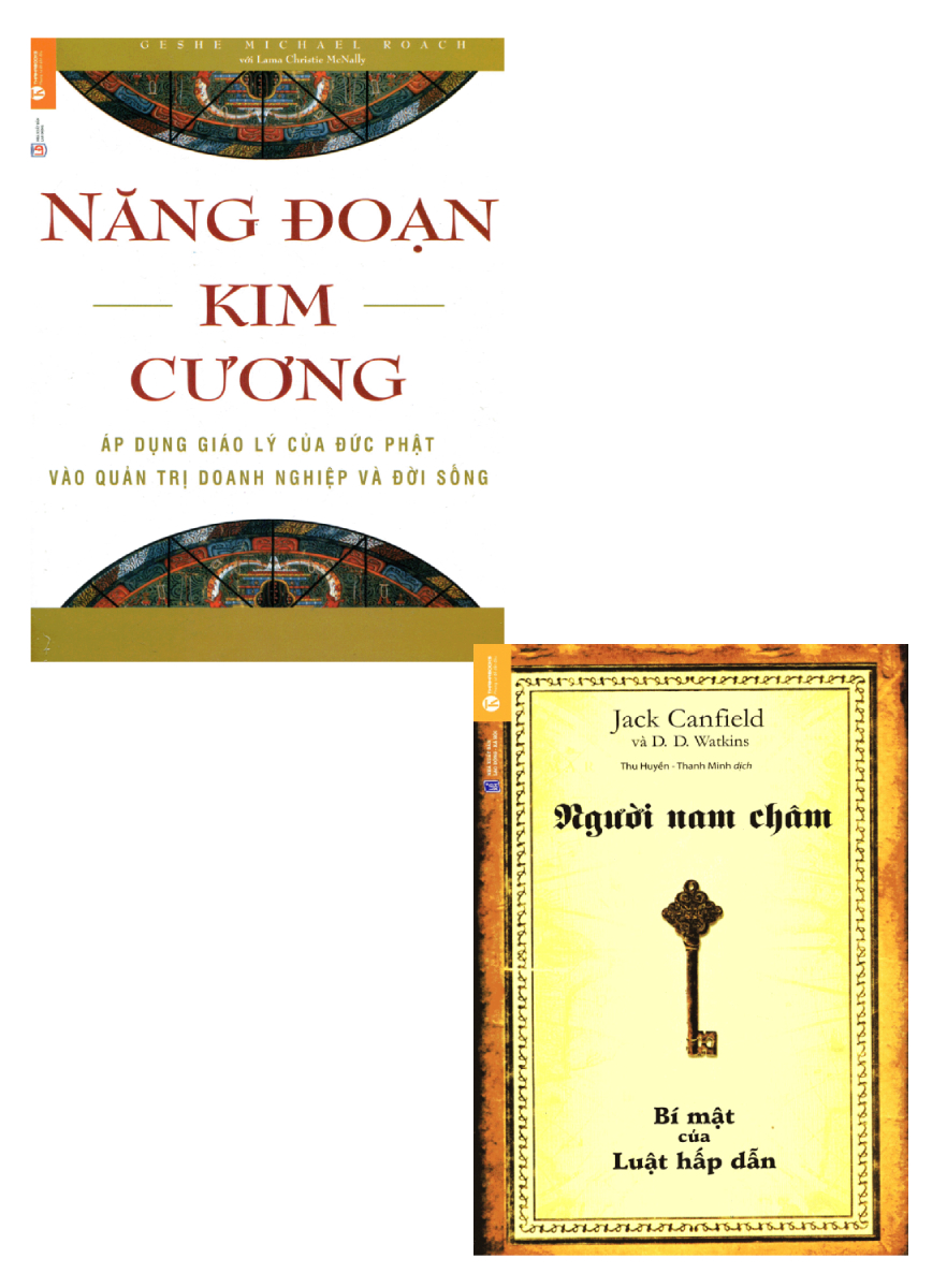 Combo Sách Kỹ Năng Làm Việc:  Năng Đoạn Kim Cương  +  Người Nam Châm - Bí Mật Của Luật Hấp Dẫn  - _THA