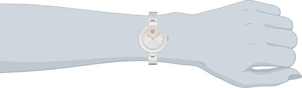 Đồng Hồ Nữ Dây Kim Loại Movado 3600194 (34mm) - Trắng