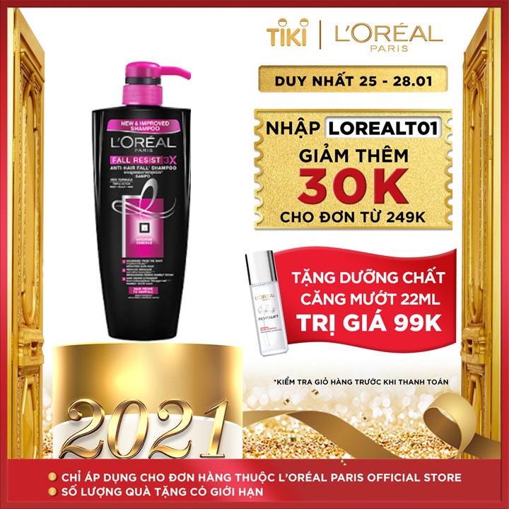 Dầu Gội Ngăn Rụng Tóc L'oreal FR3X (650ml) - G2736000