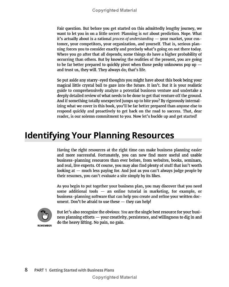 Sách ngoại văn: Business Plans For Dummies 3rd Edition