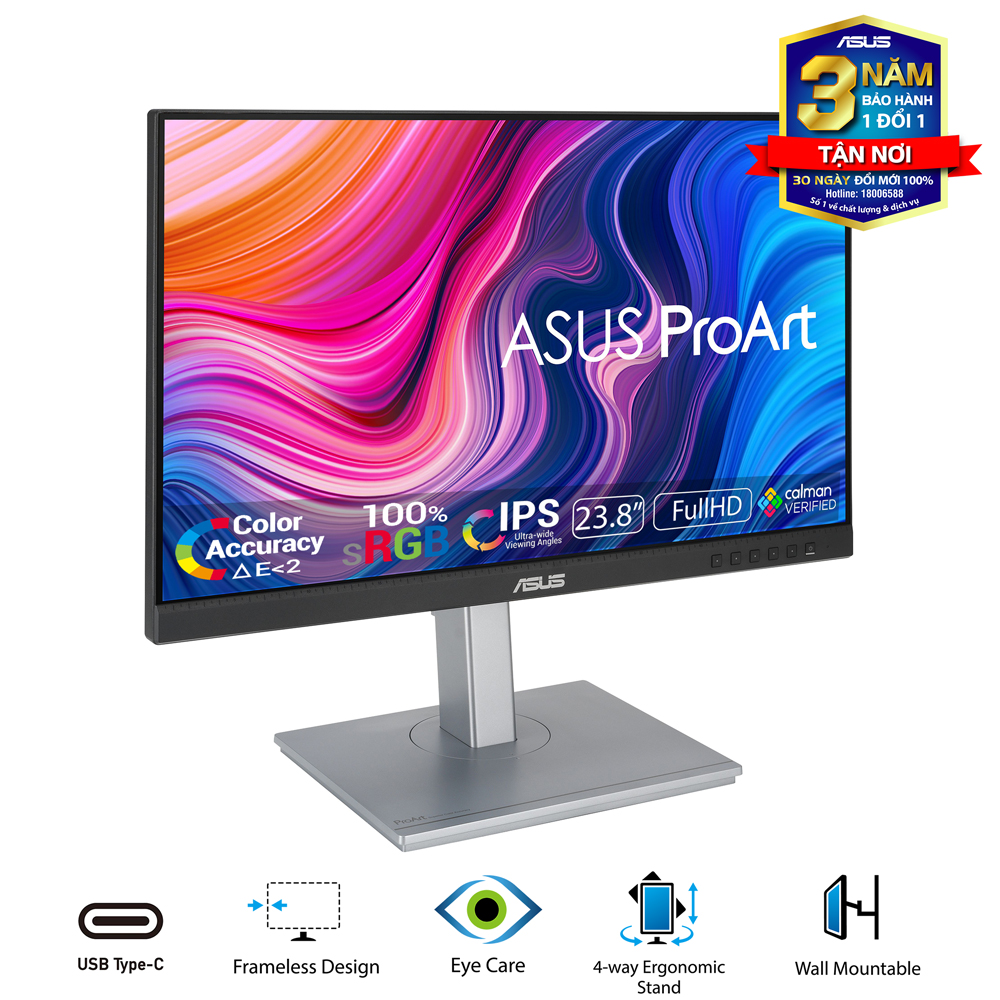 Màn hình Asus ProArt PA247CV (23.8inch/FHD/IPS/75Hz/5ms) - Hàng Chính Hãng