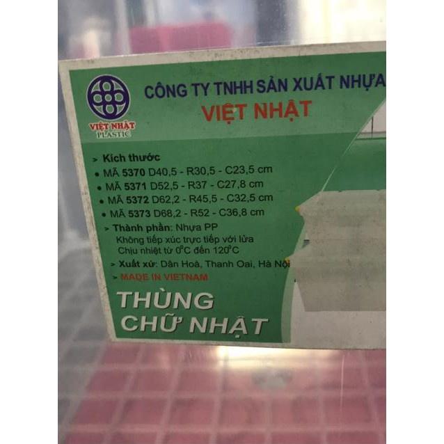 THÙNG NHỰA CHỮ NHẬT GIẢ MỸ CÁC CỠ 25L/35L/65L/100L