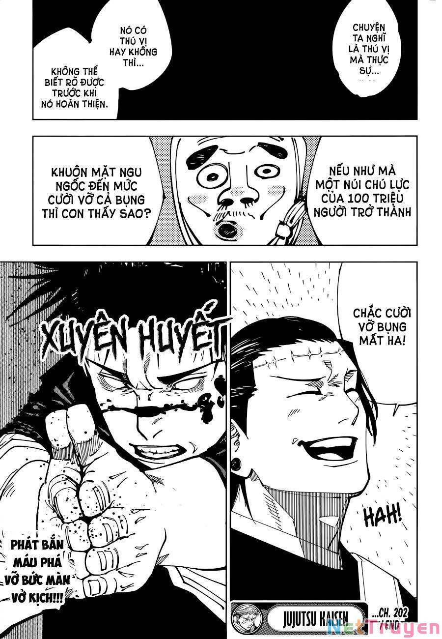 jujutsu kaisen - chú thuật hồi chiến chapter 202 19