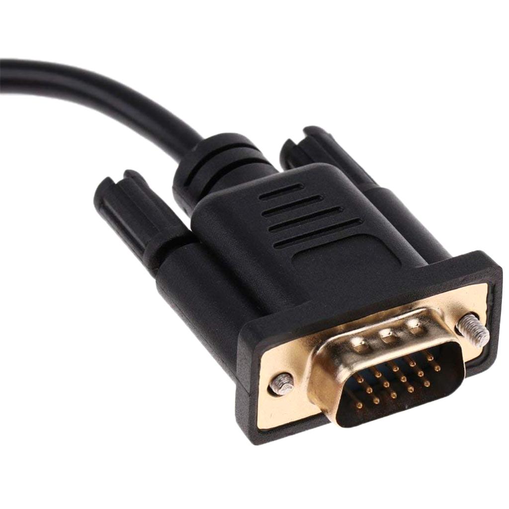 VGA Male to  Female Adapter, The VGA Signal Is Transmitted Through The