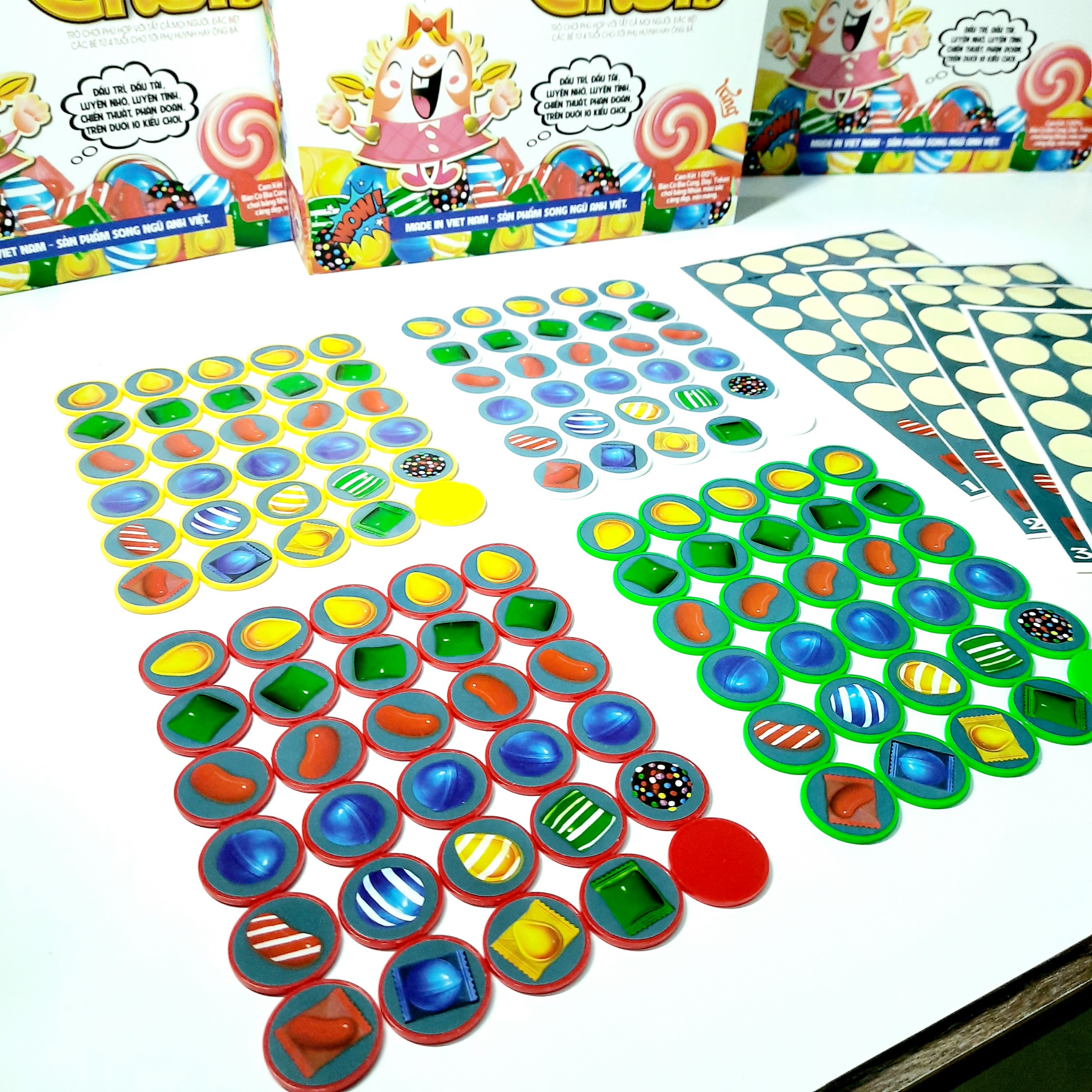 Board game-Candy Crush Foxi-đồ chơi phát triển tư duy-tăng trí nhớ-dễ chơi-vui nhộn