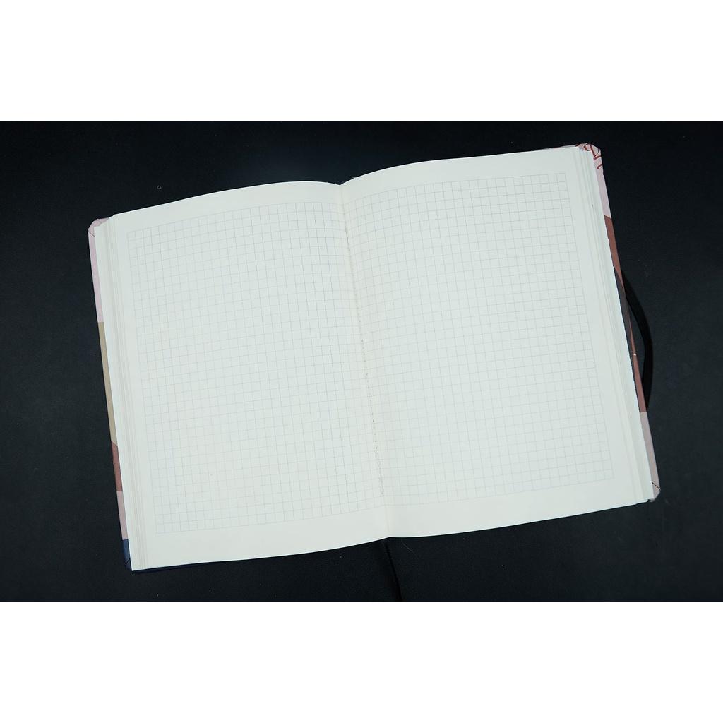 Sổ Tay Bìa Cứng Bọc Vải Black A5 - Ruột Dot/Grid/Blank - 180 Trang - 100GSM