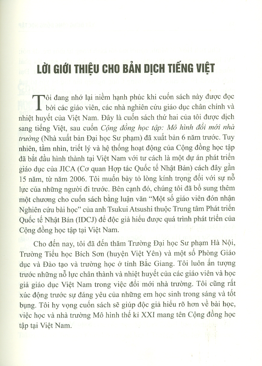 Xây dựng cộng đồng học tập