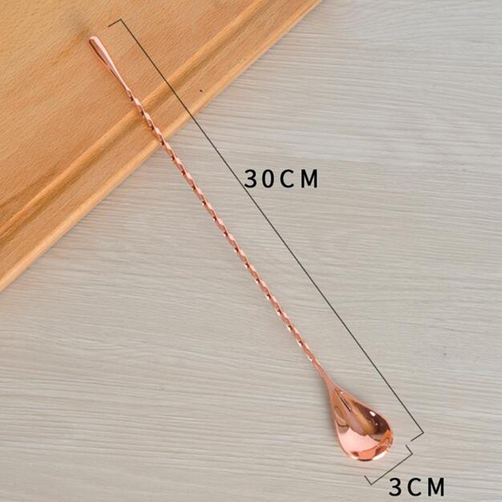 Long Handle Iced Tea Spoon Coffee Spoon Ice Cream Spoon Stainless Steel Cocktail Stirring Spoons