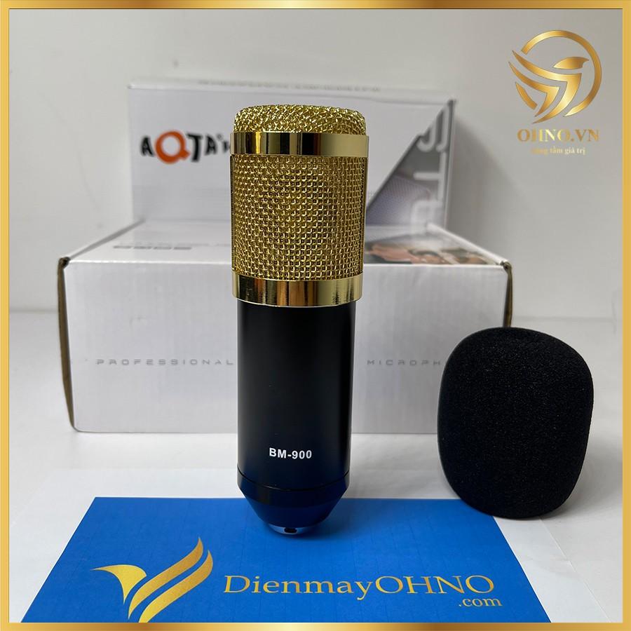 Mic Thu Âm Livestream Hát Karaoke Thu Âm Cho Điện Thoại Cao Cấp BM 901 Micro thu âm