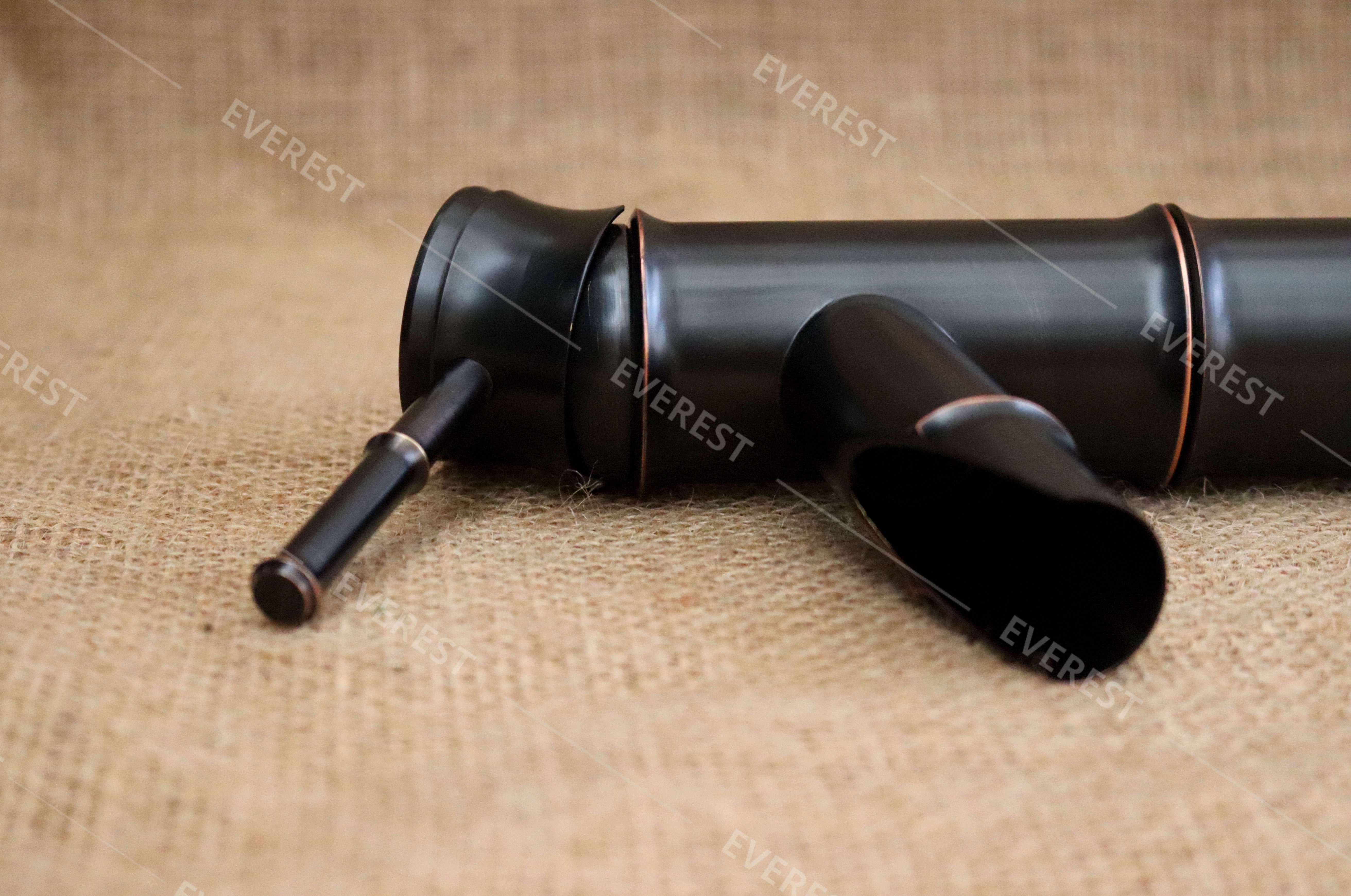 Vòi rửa lavabo đồng đen EVEREST EV-VĐ33