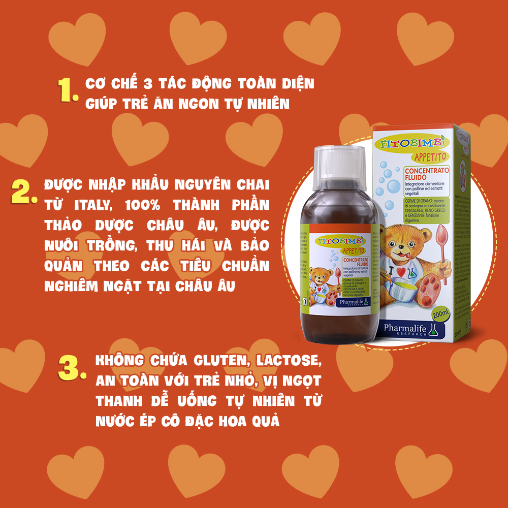 Siro FITOBIMBI FERRO C Bổ Sung Sắt, Kẽm Hữu Cơ, Vitamin, Và Khoáng Chất Giúp Bé Ăn Ngon, Hấp Thu Tốt Chai 200ml