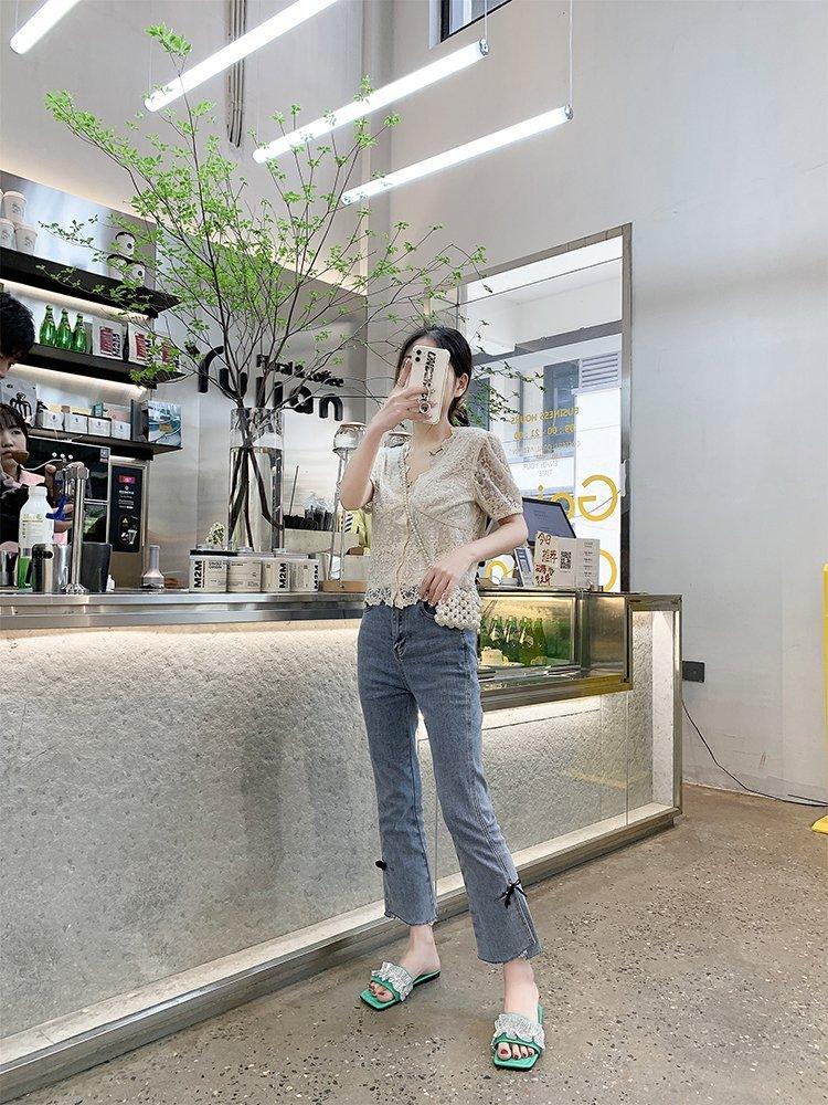 Xăng đan Nữ Đế Bệt Mũi Vuông Thời Trang Sành Điệu