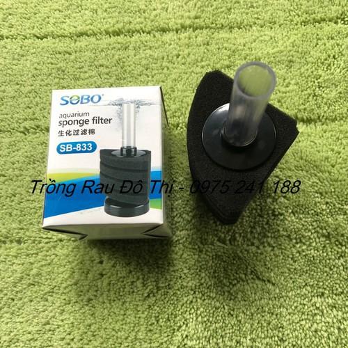 Lọc sủi vi sinh mini Sobo SB-933, lọc sủi vi sinh mini dạng góc SB-833