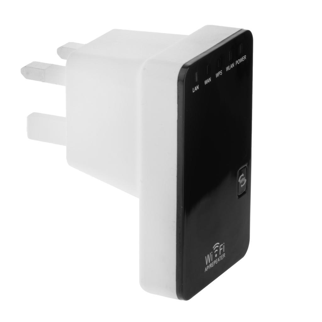 Wifi 300Mbps Wireless-N 802.11n/g/b AP Router Extender UK Plug