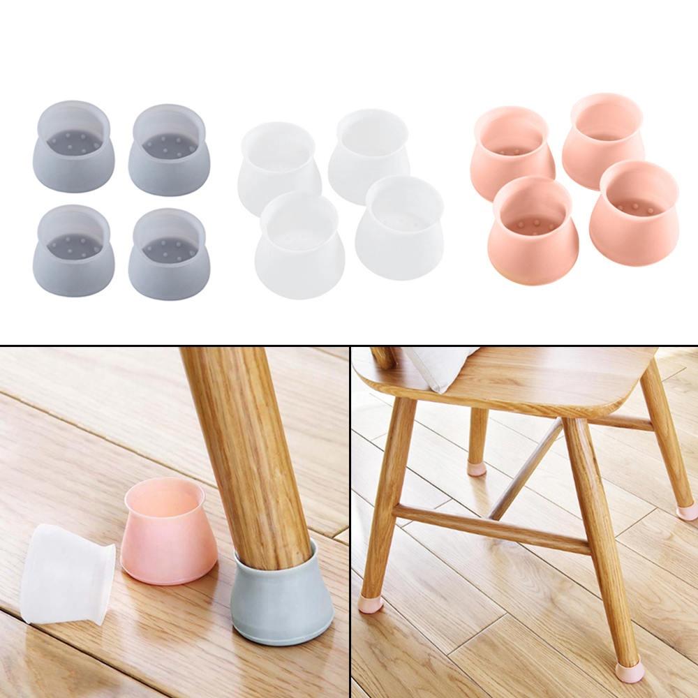 Miếng silicone dày bọc chân bàn ghế chống trượt không gây tiếng ồn có thể kéo giãn (1 chiếc)