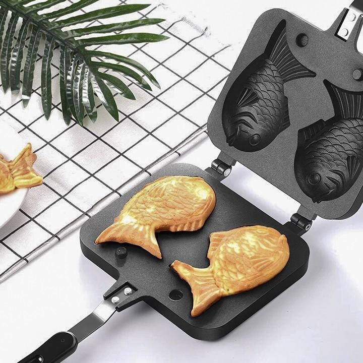 Khuôn bánh cá taiyaki 2 con