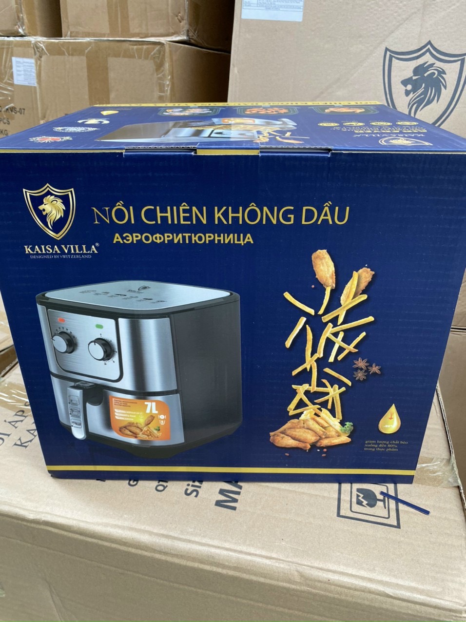 nồi chiên không dầu kaisa , lote 7 lit kv 9930 - hàng chính hãng