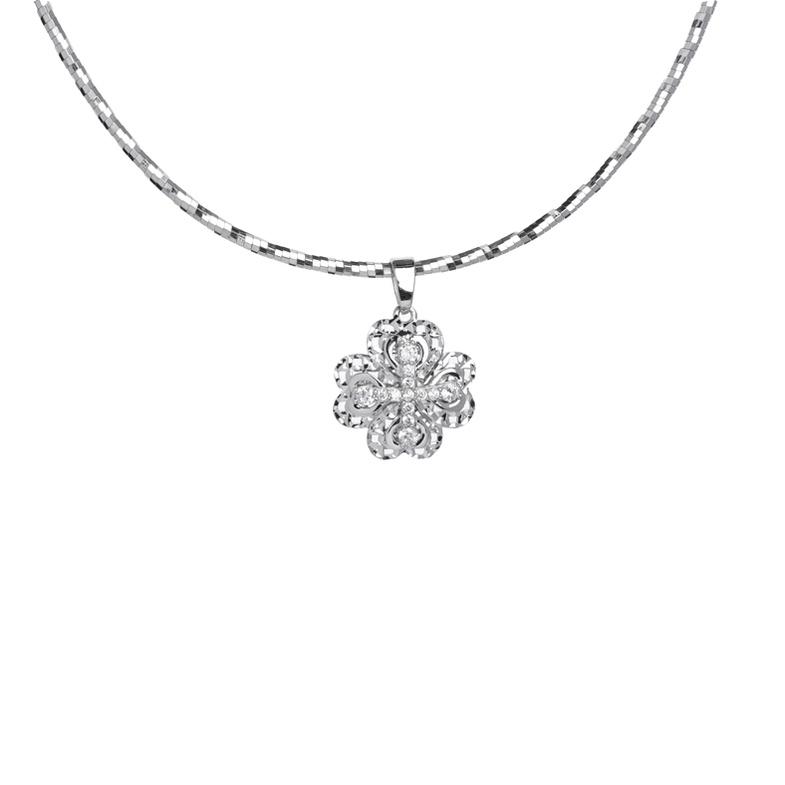 Mặt Dây Chuyền Nữ Bạc 925 Danny Jewelry Xi Bạch Kim DI4GZ026