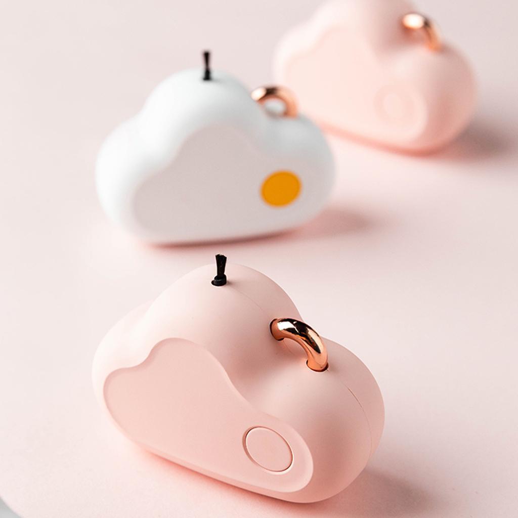 Portable Wearable Air Purifier Necklace 30 Million ions Purifier White