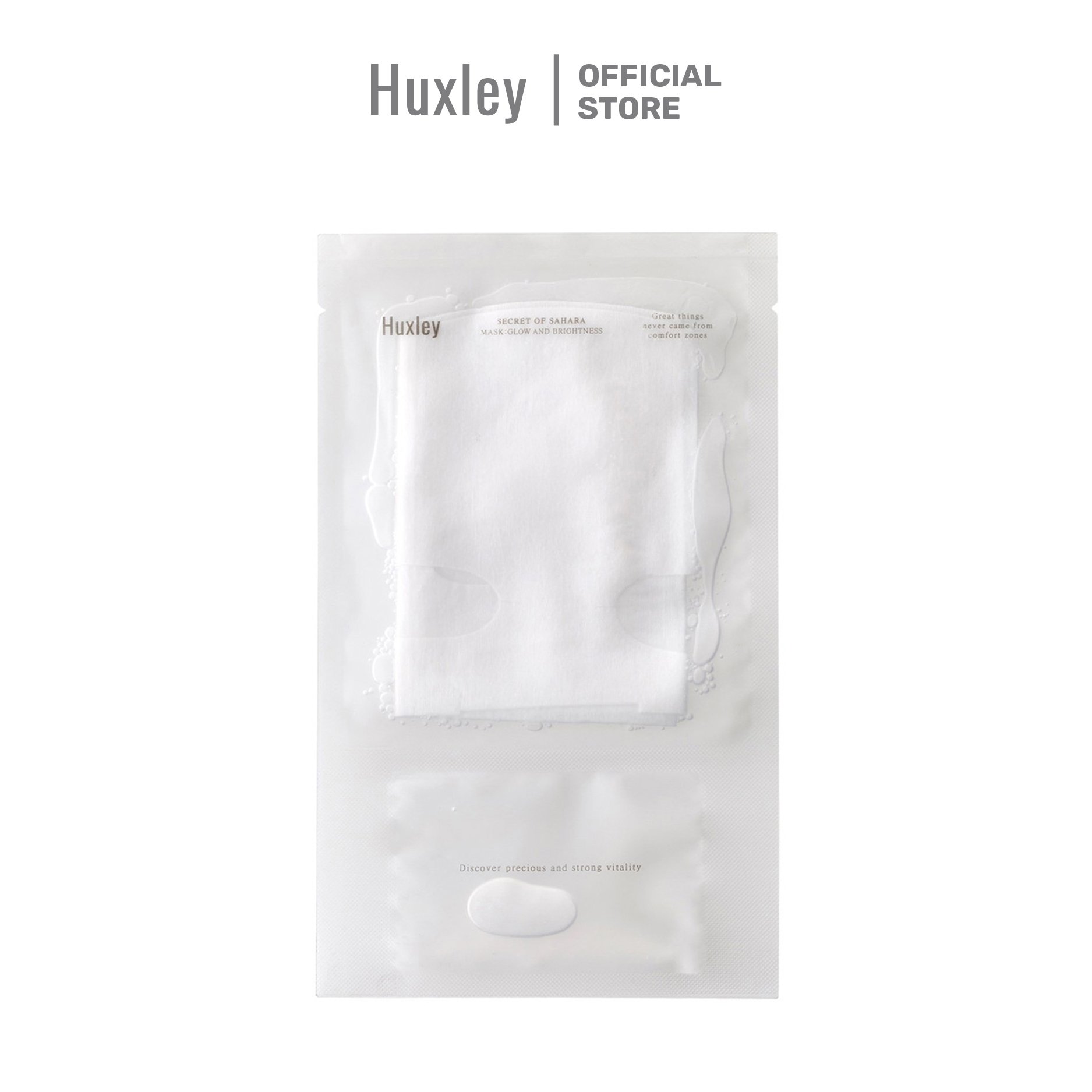 HỘP Mặt nạ dưỡng trắng da hỗ trợ giảm thâm nám Huxley Mask Glow And Brightening 3 miếng