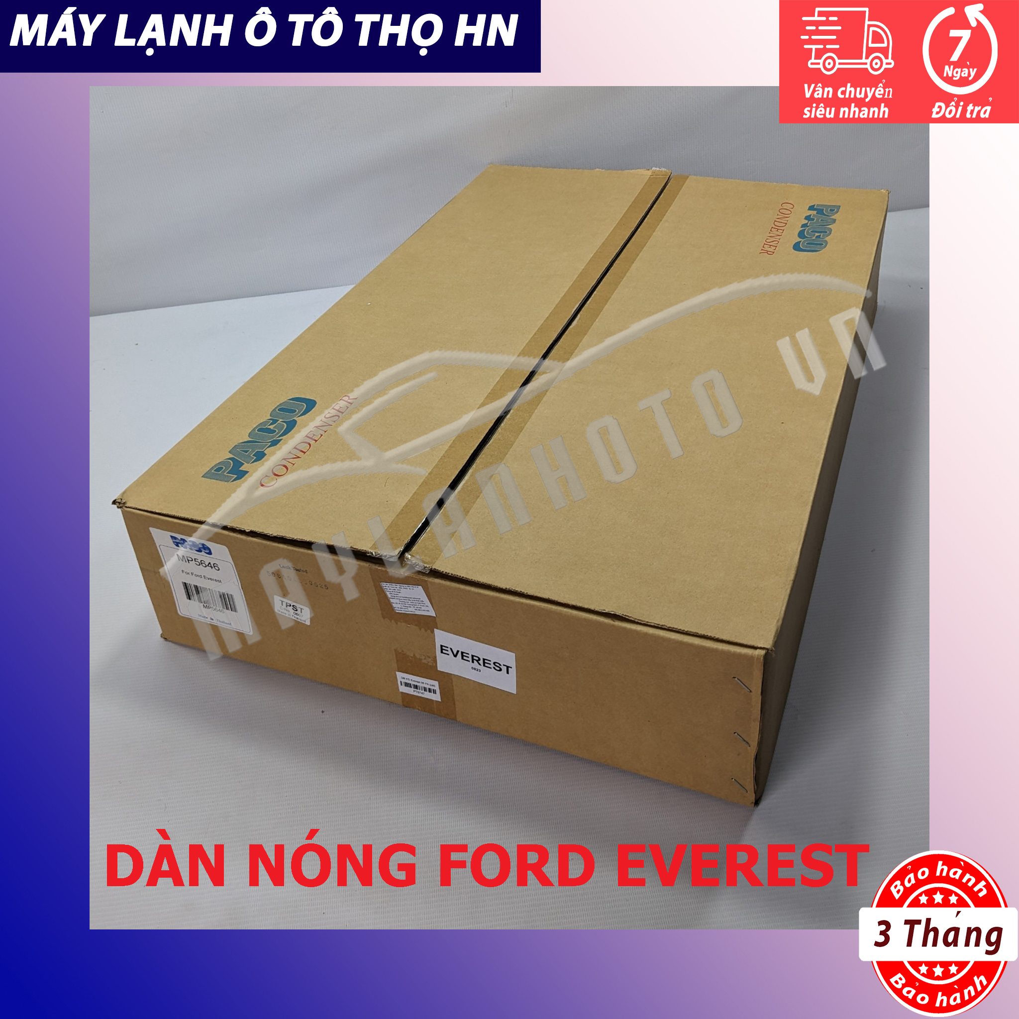 Dàn nóng Ford Everest 2005 2006 2007 2008 2009 2010 hàng xịn Thái Lan 05 06 07 08 09 10