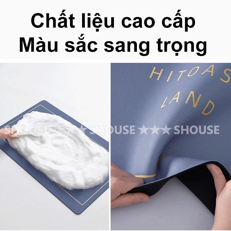 Thảm Chùi Chân lau chân Silicon phòng tắm trải sàn siêu thấm hút nước chống trượt cao cấp đế cao su chất siêu dày 2022