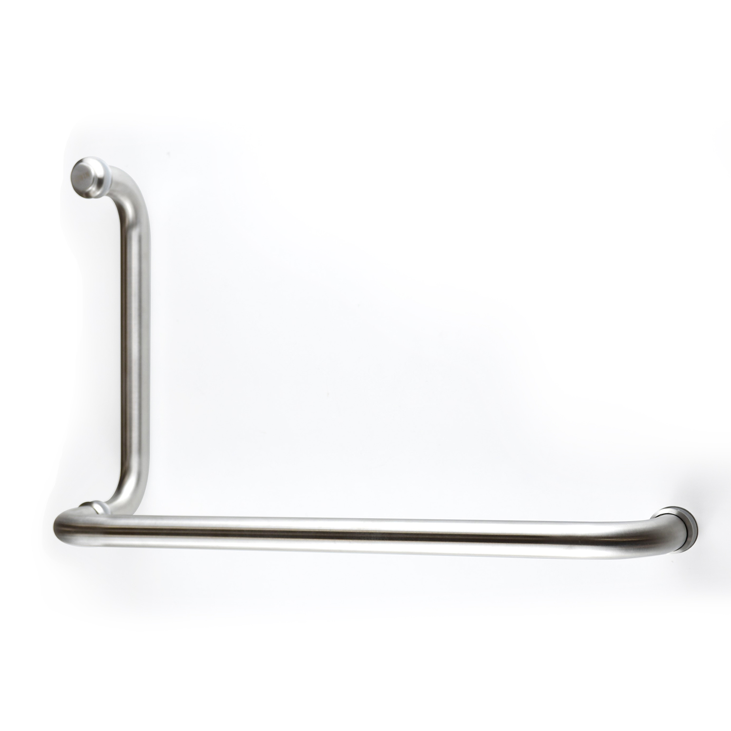 Tay nắm cửa vách tắm kính bo tròn inox 304 chống gỉ mặt mờ Hiwin HD-600