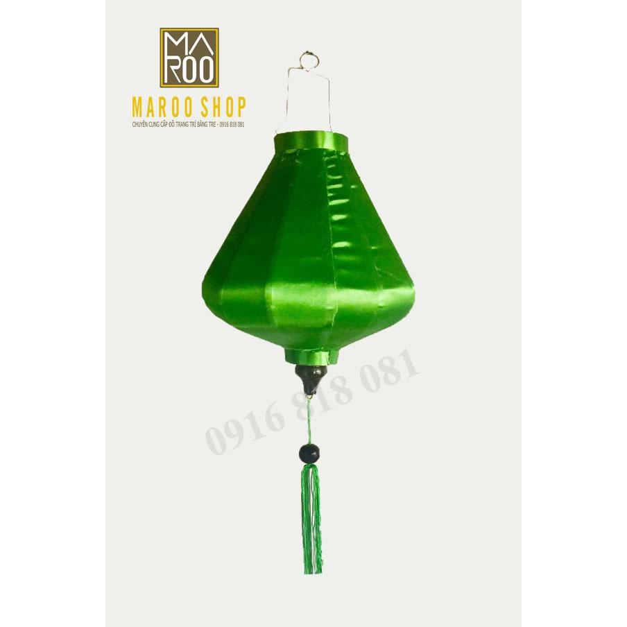 COMBO 10 đèn lồng Hội An size 30 cm vải phi bóng trang trí ngoài trời bền đẹp