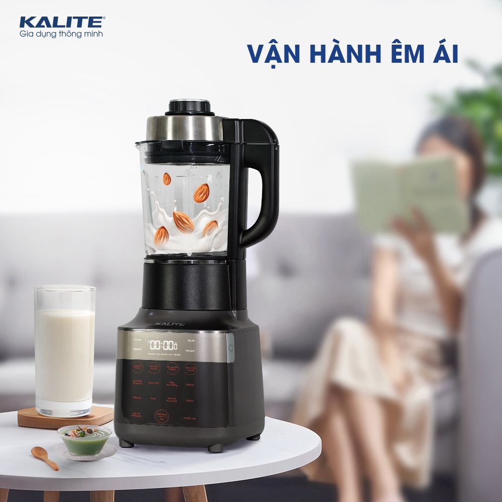 Máy Làm Sữa Hạt Kalite KL990p, 2700W-1.75Lit, Sấy Khô Khử Khuẩn, Chống Tràn Thông Minh, Hàng Chính Hãng