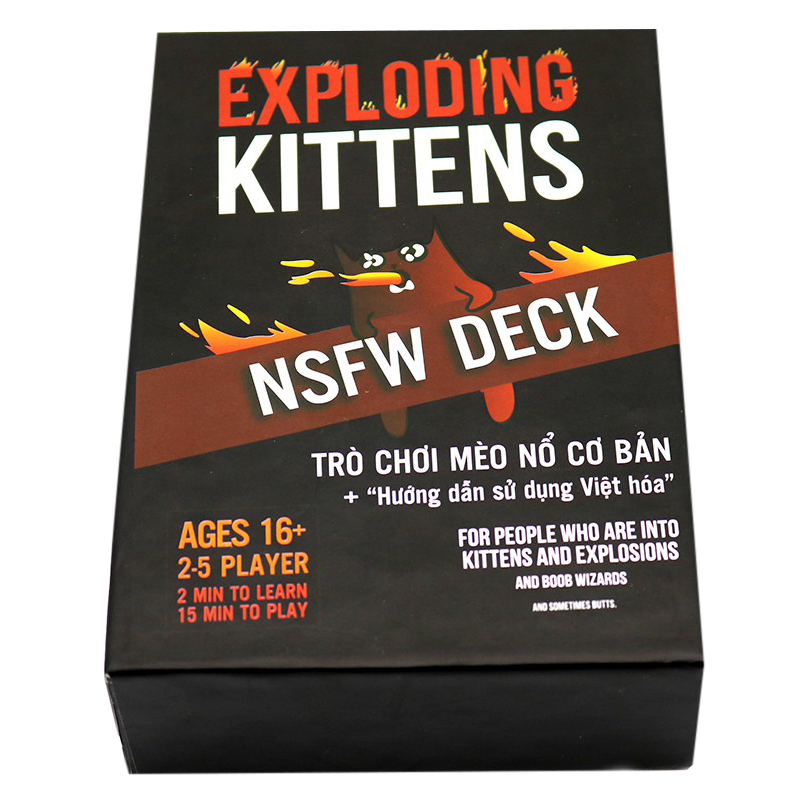 Mèo Nổ Exploding Kittens - Phiên Bản Mèo Nổ Cảm Tử (Mèo Nổ Đen)