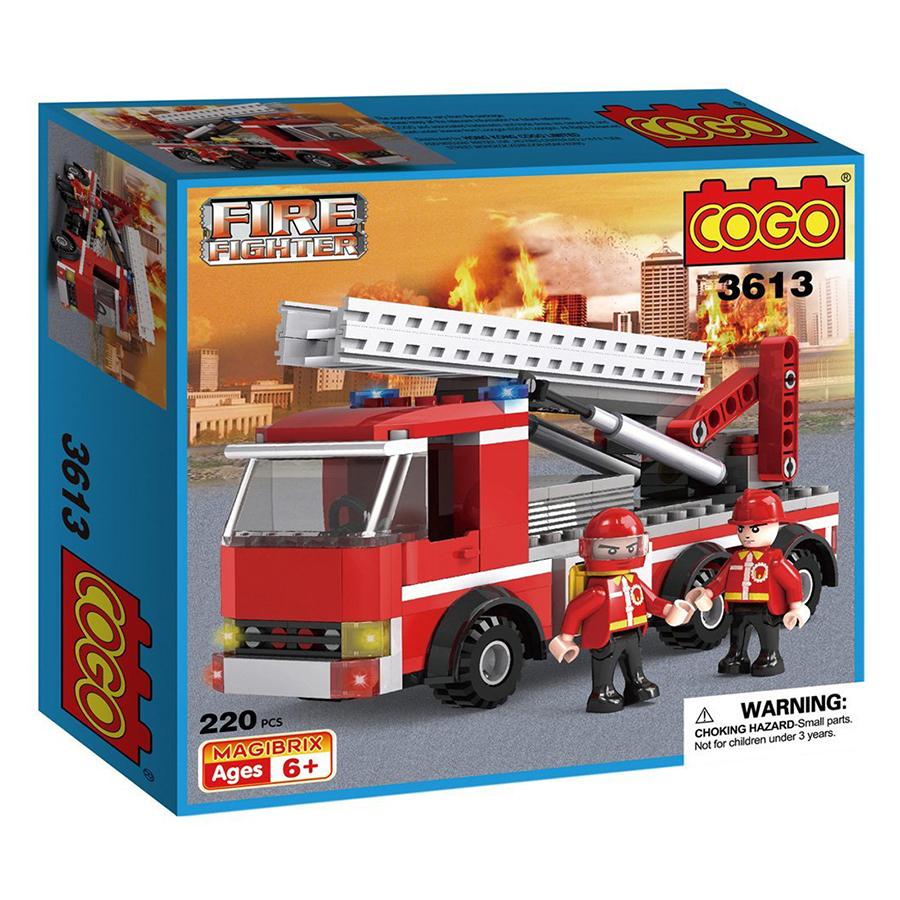Mô Hình Cogo - Trạm Cứu Hỏa 3613