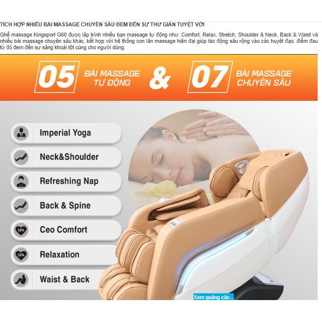 Ghế massage Kingsport G60