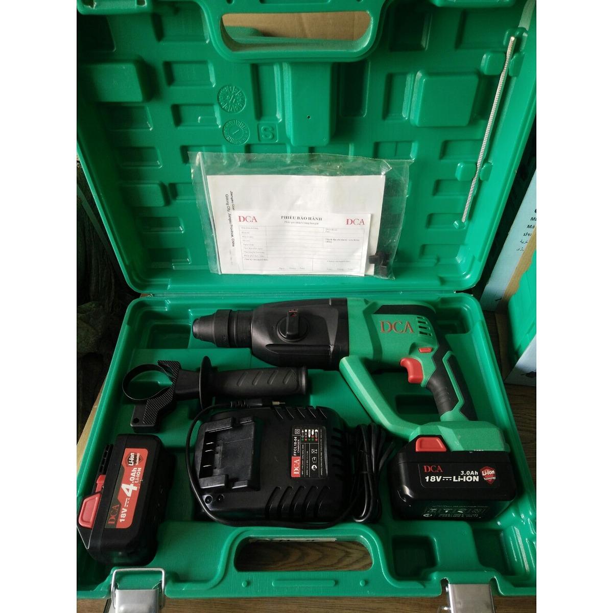 MÁY KHOAN BÊ TÔNG PIN 18V/4.0AH DCA ADZC02-24E 18V - HÀNG CHÍNH HÃNG