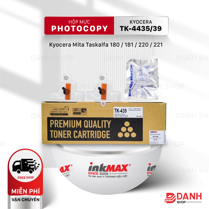 Hộp mực TK-435/439-inkMAX cho máy Photocopy Kyocera Mita Taskalfa 180 / 181 / 220 / 221 Hàng chính hãng