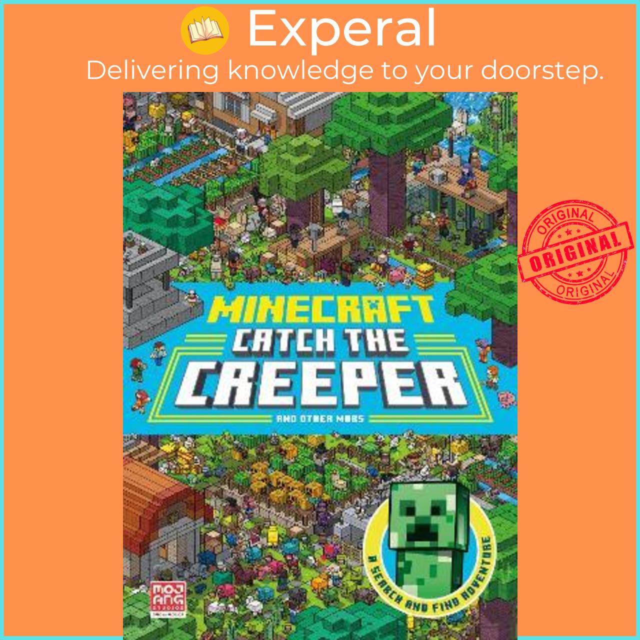 Sách - Minecraft Catch the Creeper and Other Mobs : A Search and Find Adventure by Mojang AB (UK edition, paperback)