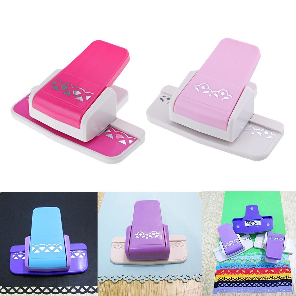 2Pcs Border Punch Embossing Punch Scrapbooking Paper Edge Device