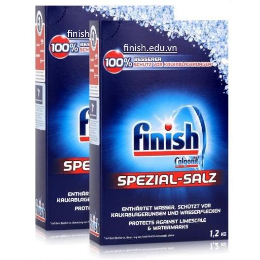 Combo Viên rửa bát Finish 150 viên + nước làm Bóng- trợ xả Finish 750ml + Muối Finish 1,2kg